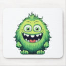 Zoek naar groen monster muismatten Schepsel