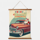 Zoek naar de vintage kerstman kunst Winter