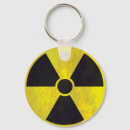 Zoek naar radioactief sleutelhangers Gevaar
