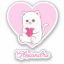 Zoek naar kawaii kat stickers Meisje