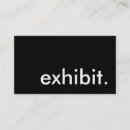 Zoek naar tentoonstelling visitekaartjes Kunstenaar