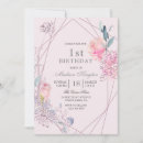 Zoek naar 1st birthday girl uitnodigingen Meisjes
