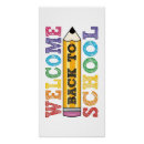 Zoek naar potloden posters Terug naar school