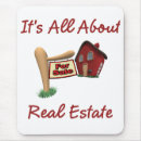 Zoek naar makelaar in onroerend goed muismatten Grappig