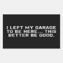Zoek naar auto humor stickers Garage