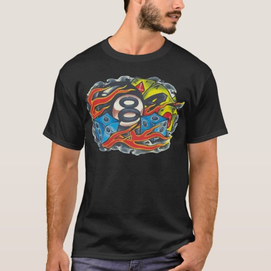 00001 Bola 8 Lama's T-shirt (Voorkant)