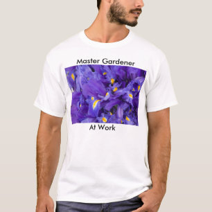 000050, meester Gardener, op het werk T-shirt