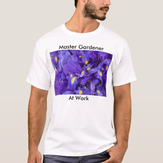 000050, meester Gardener, op het werk T-shirt (Voorkant)