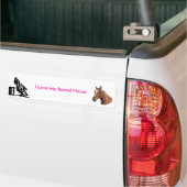 0000.002, ik hou van mijn eekhoorn bumpersticker (Op Truck)