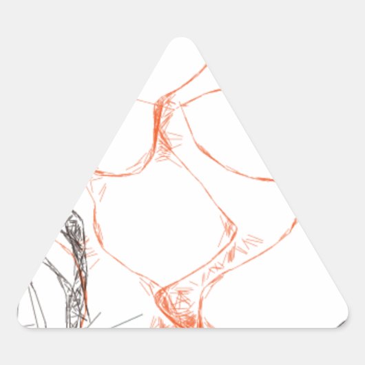 00010 abstracte kunst sticker (Voorkant)