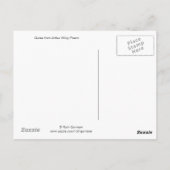0001 Rij van Teacups Arthur Wing Pinero Briefkaart (Achterkant)