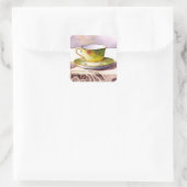 0001 Teacup on Lace Stickers (Tas)