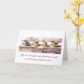 0001 Teacups C.S. Lewis-Wenskaart Kaart (Gele Bloem)