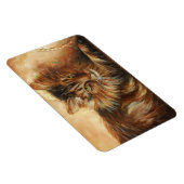 0005 Kat op Kussen Magneet (Rechterzijde)