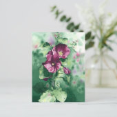 0007 Dorothy's Hollyhocks Briefkaart (Staand voorkant)