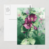 0007 Dorothy's Hollyhocks Briefkaart (Voorkant / Achterkant)