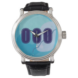 000 Angel Numbers Blauw Spiritueel Hoge Vibes Horloge