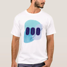 000 Angel Numbers Blauw Spiritueel Hoge Vibes T-shirt