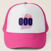 000 Angel Nummer Roze Blauw Spiritueel Ontwaken Trucker Pet (Voorkant)