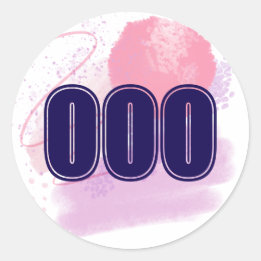 000 Engel nummer Onbeperkte Spirit High Vibe Ronde Sticker