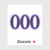 000 Engelnummer Nieuwe Cycli Sticker (Vel)