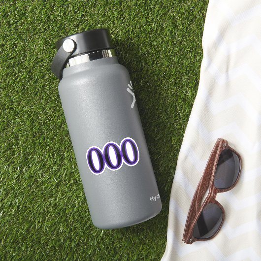 000 Engelnummer Nieuwe Cycli Sticker (HydroFlask Insitu)
