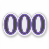 000 Engelnummer Nieuwe Cycli Sticker (Voorkant)