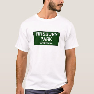000 STREET SIGNS - LANDEN - FINSBURY PARK N4 T-SHIRT