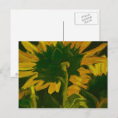 0010 achter de zonnebloem briefkaart (Voorkant / Achterkant)