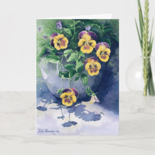 0011 Pansies op de sympathiekaart van de planeet Kaart