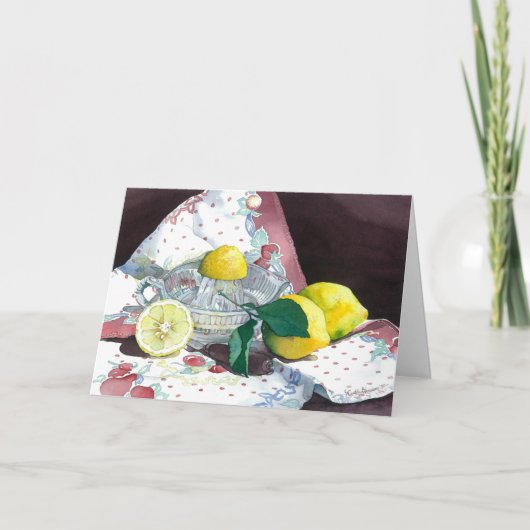 0014 Wanneer het leven je citroenen verjaardag Kaa Kaart (Voorkant)