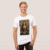 001_A fairy princess in teal green and crimson. Tri-Blend Shirt (Voorkant volledig)