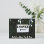 001, Buffalo, New York Zoo Briefkaart (Staand voorkant)