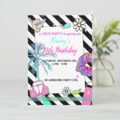 001 Feestje voor tienermeisje vsco-trendthema Kaart (Staand voorkant)