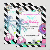 001 Feestje voor tienermeisje vsco-trendthema Kaart (Voorkant / Achterkant)