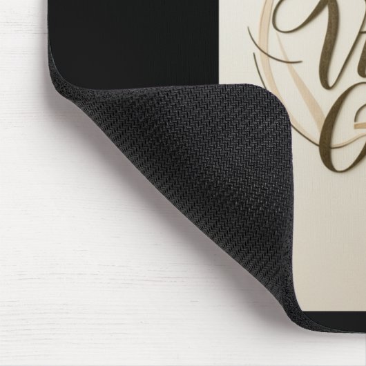 001 Goede Vibes Alleen Sticker Muismat (Hoek)