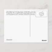 001, Mount Shasta Briefkaart (Achterkant)