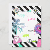 001 Tienerfeest vsco trend thema Kaart (Achterkant)