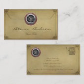 [001] Vegvisir - Viking Silver Magic Runass Visitekaartje (Voorkant / Achterkant)