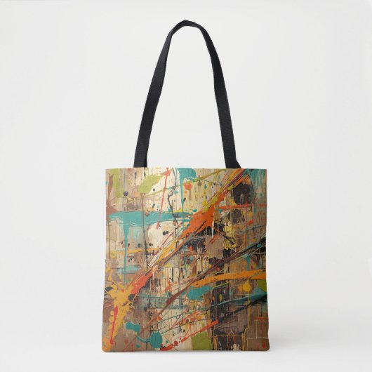 001_Verfspatten Tote Bag (Voorkant)