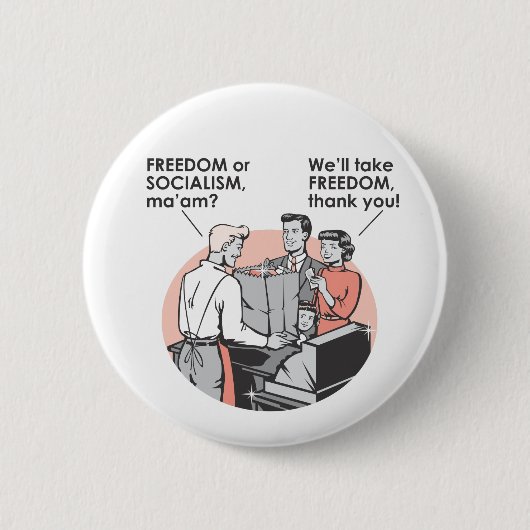 001Freedom.ai Ronde Button 5,7 Cm (Voorkant)
