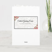 0025 Catholic Wedding Kaart w/scripture & versvorm (Achterkant)