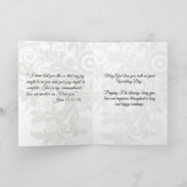 0025 Catholic Wedding Kaart w/scripture & versvorm (Binnen)