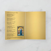 0026 Maagd Maria Wenskaart w/poem Kaart (Binnen)