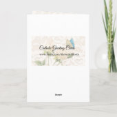 0027 St. Therese & St. Joan van het Wenskaart van Kaart (Achterkant)