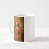 002_A fairy princess in burnt orange. Koffiemok (Voorkant links)