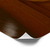 002_A fairy princess in burnt orange. Perfect Poster (Hoek)