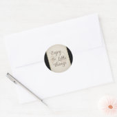 002 Geniet van kleine dingen Sticker (Envelop)