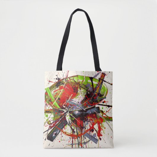 002_Verfspatten Tote Bag (Voorkant)