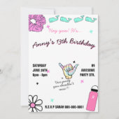 002 Vsco-trend van tieners meisje Aankondiging (Voorkant)